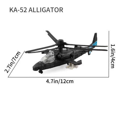 1/130 Scale Russian Kamov Ka-52 Alligator Helicopter Alloy Model 12cm