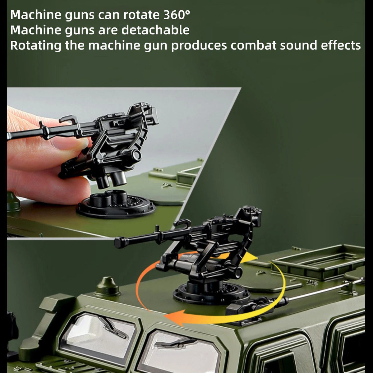 1/18 For DongFeng Mengshi 3th Generation Off Road Vehicle Sound Light Model GG