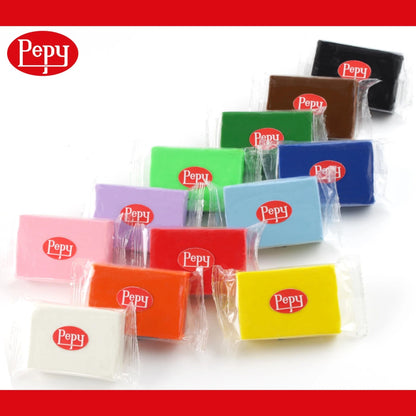 Pepy Plastilina Reusable and Non-Drying Modeling Clay Set of 24, Multicolor