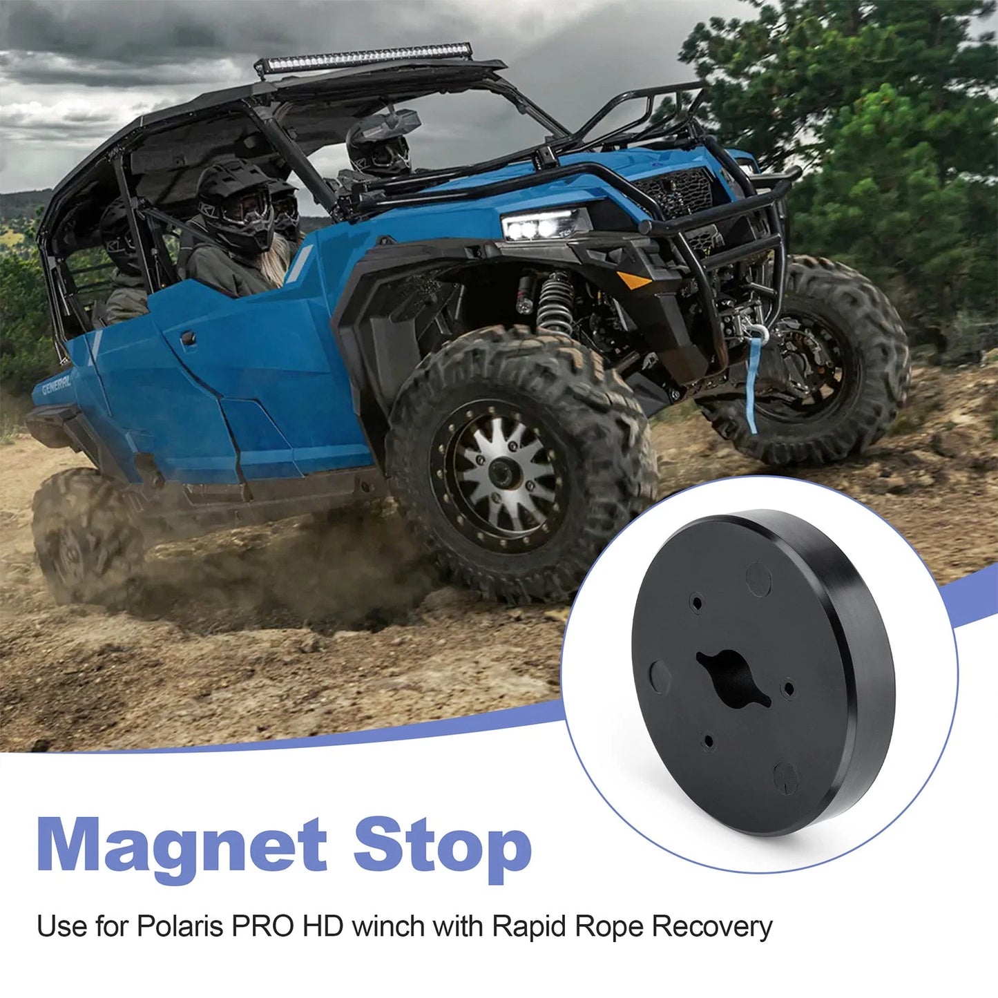 Bumper Magnet Stop 5415787 for Polaris 2021 Ranger 1000 XP Crew EPS