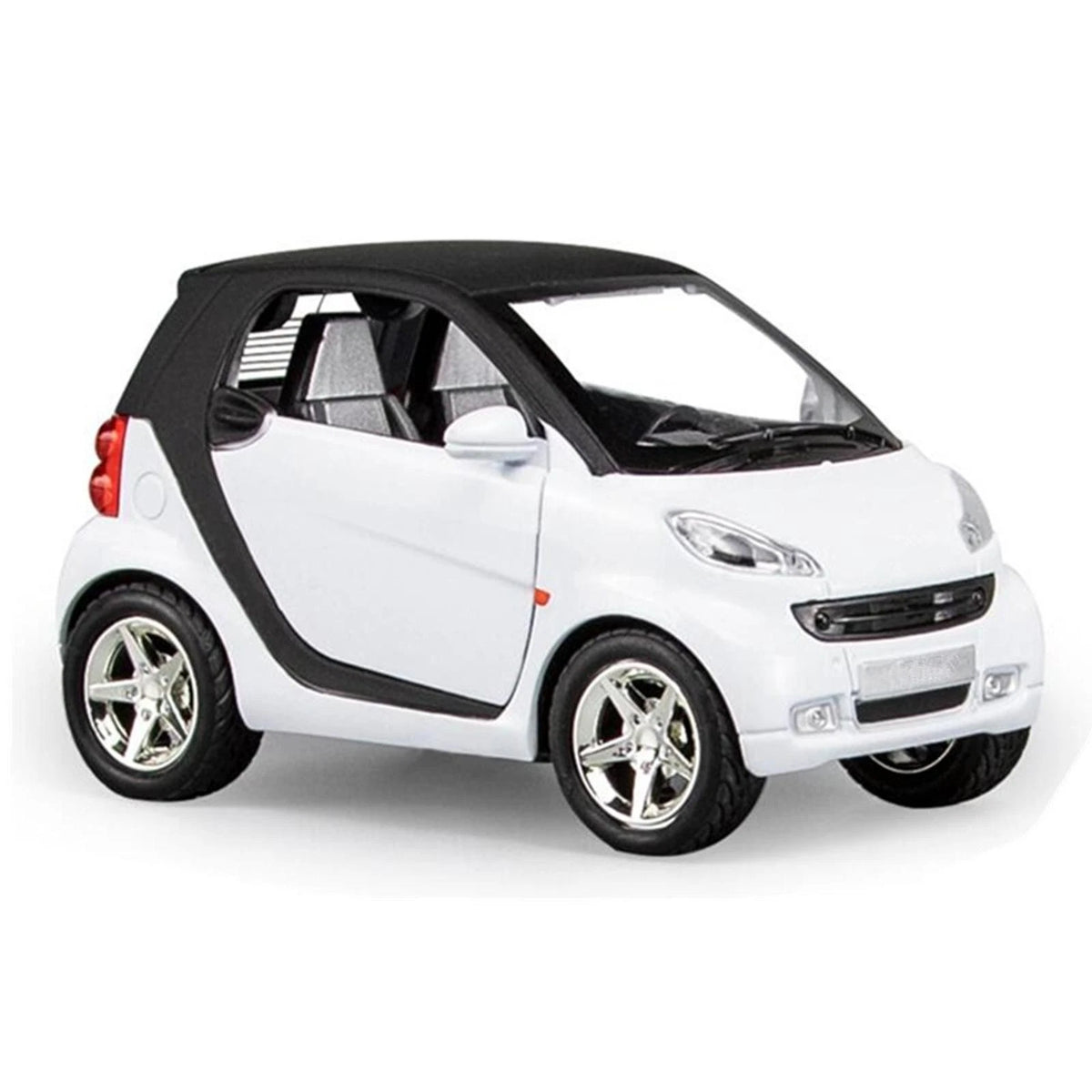 White 1:32 Pull-Back Model Car Metal Diecast Toy Vehicle Sound Light Kids Gift A