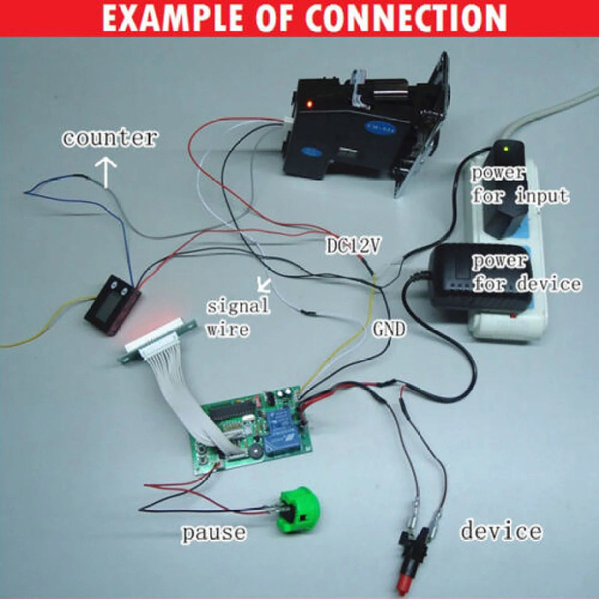 100CPS Resettable 8 Digits LCD Coin Meter Counter For Arcade 1up Slot Game