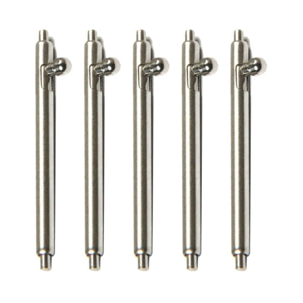 50 Pack 1.5/1.8mm Stainless Steel Replace Watch Spring Bars Assortment 16-24mm