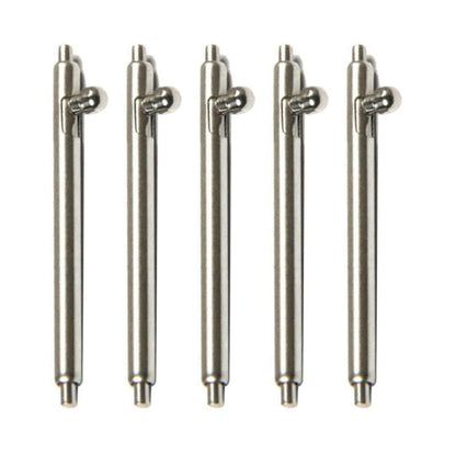 50 Pack 1.5/1.8mm Stainless Steel Replace Watch Spring Bars Assortment 16-24mm