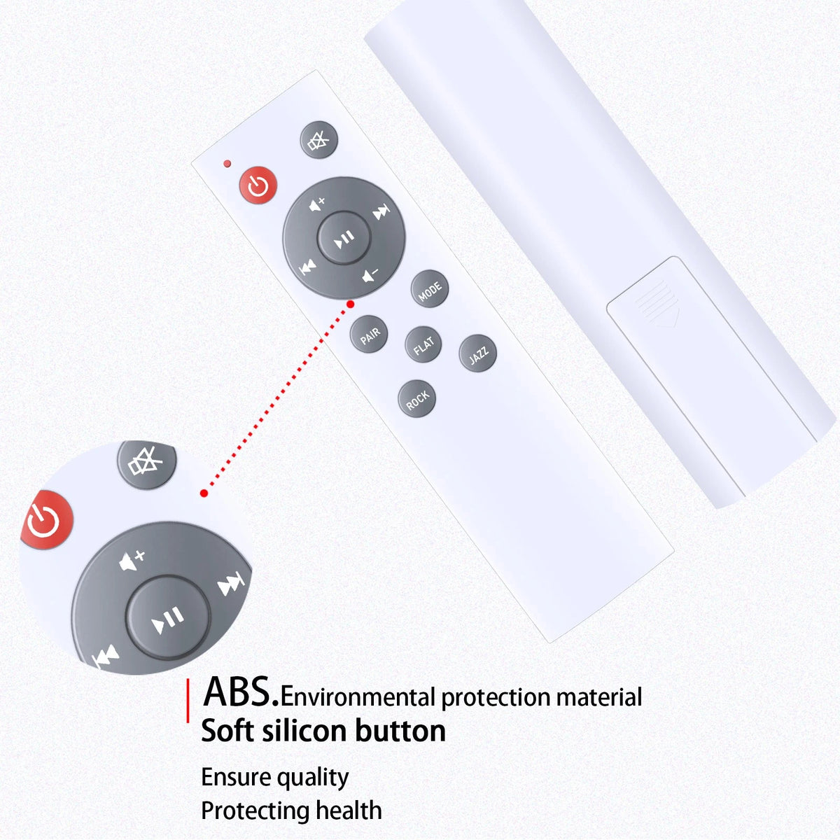 Remote Control For Majority Sound Bar for Smart TV, 50 Watts -White
