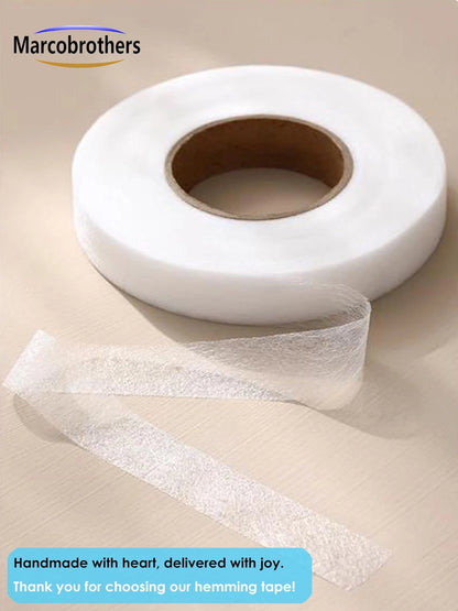 Marcobrothers Hemming Tape, White 3/4” x 32 Yards, 32 Yard X 1 Roll,