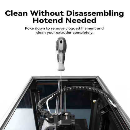 Creality 3D Printer Tools, Clog Poke Nozzle Cleaning Kit...