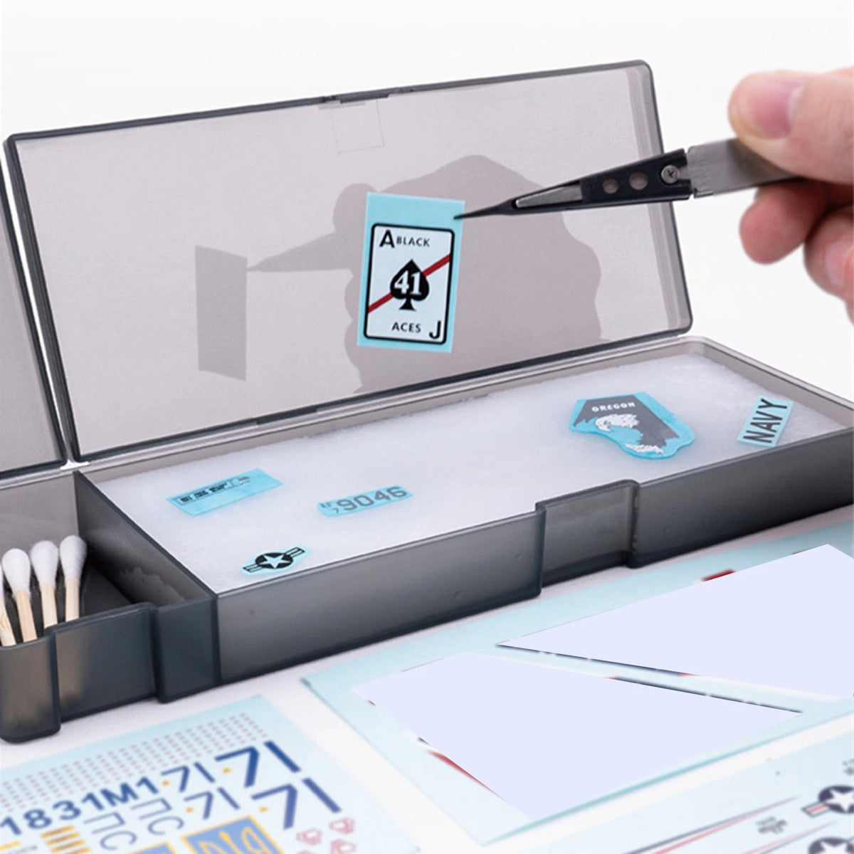DIY Making Water Decals Sticker Box Hobby Hand Crafts for Gundam Model Tools