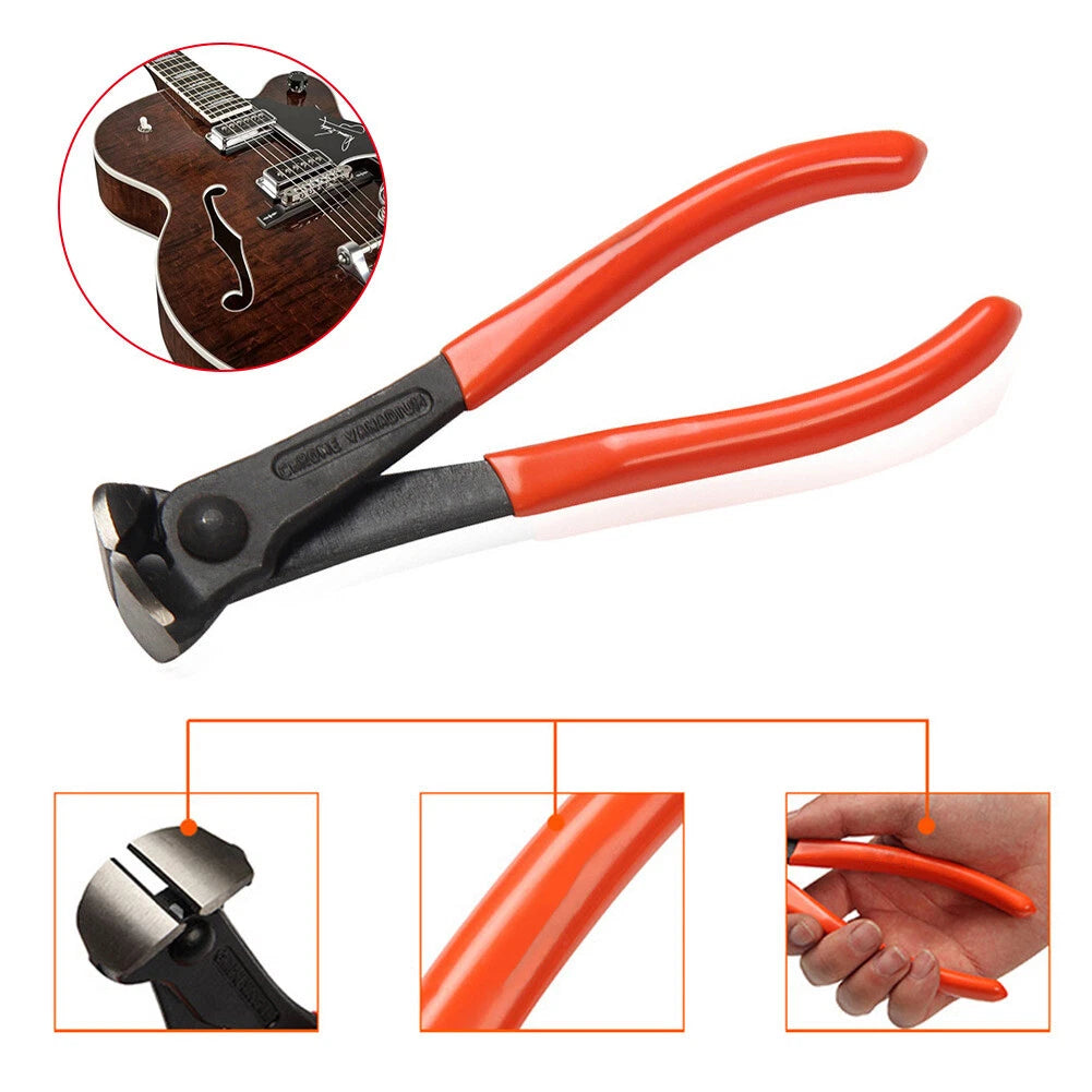Steel 7" Professional Guitar Fret Wire Cutter Nipper Puller Plier Luthier Tool