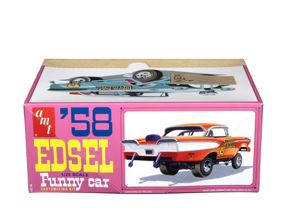 AMT 1958 Edsel AWB Funny Car Unreal 1:25 Scale Model Kit 7.5 inches, White
