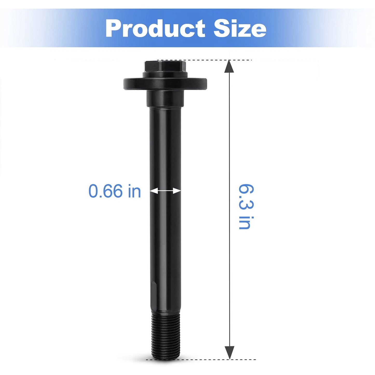 Hex Pilot Spindle 109-7431 Replacement for Exmark Quest, Pioneer, Radius E & S