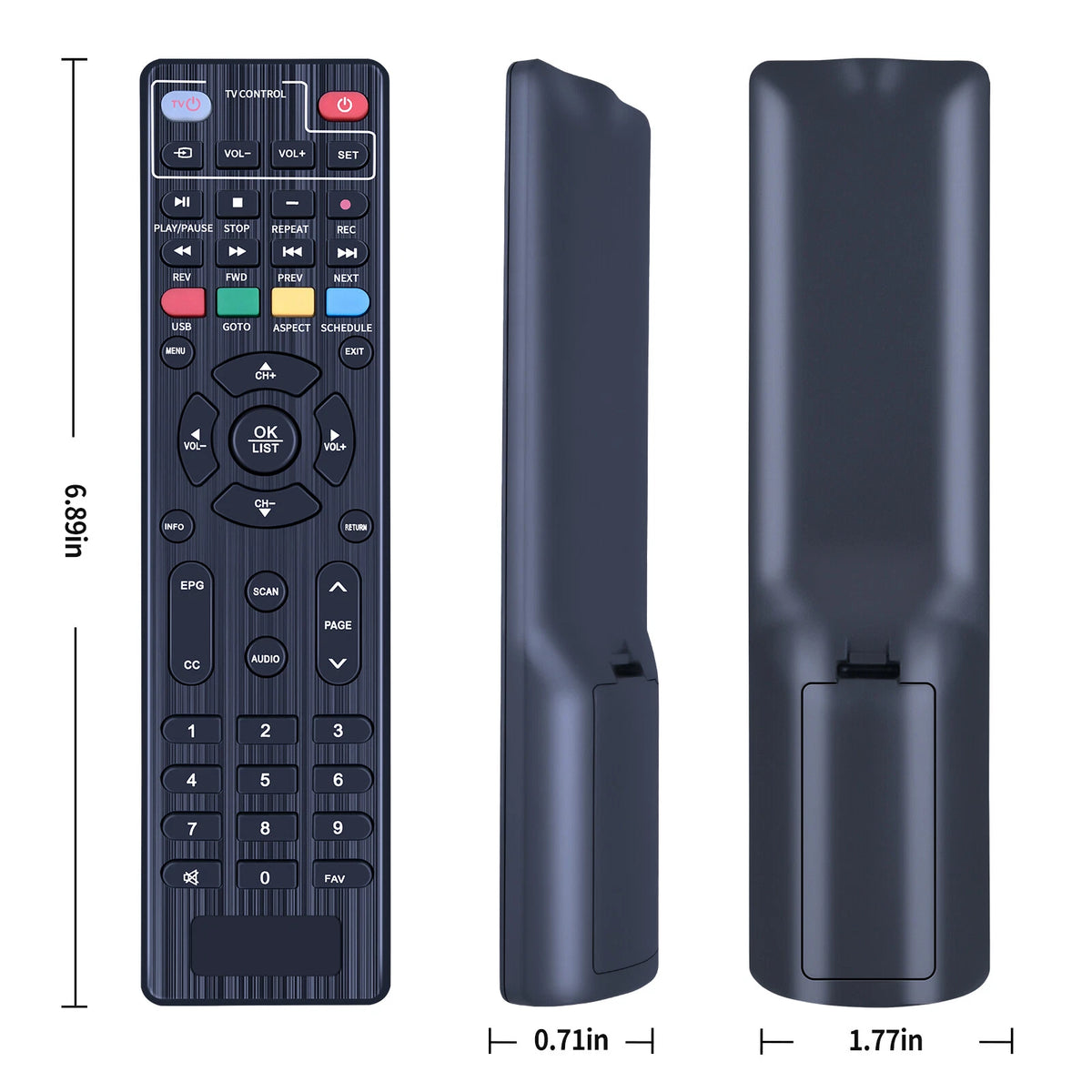 Replace Remote Control For OWERSLYN ATSC Digital TV converter TV Box M2-TV Stick