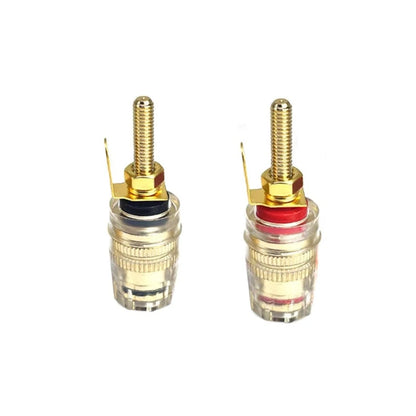 bnafes 4mm Banana Plug Socket, Gold Plate Binding Post for Amplifier Speaker...