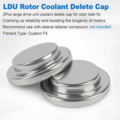 LDU Rotor Coolant Delete Bypass Caps For Tesla Model S X 2012-2021