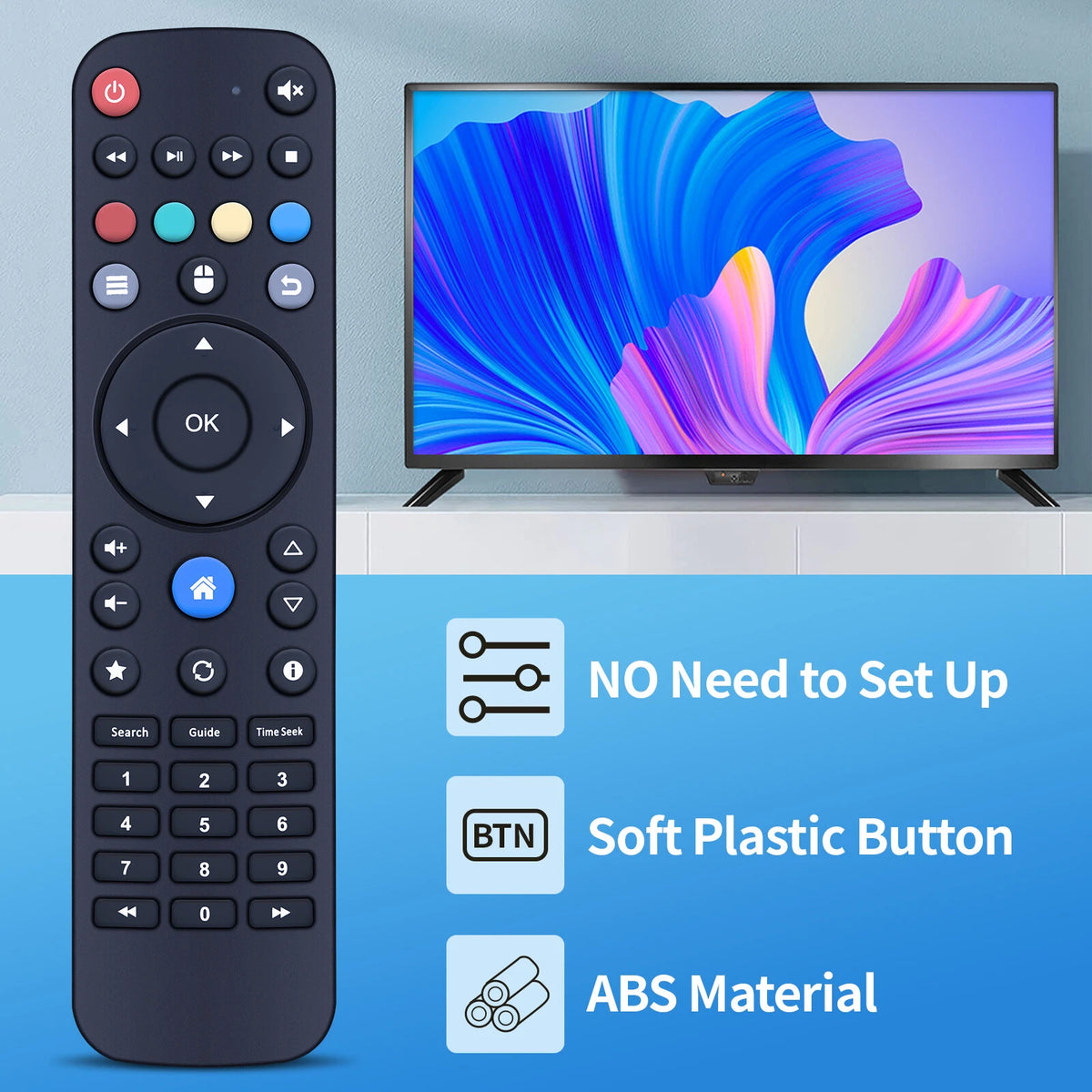 Replacement Remote Control For Jadoo TV 4 5 5S IPTV Box