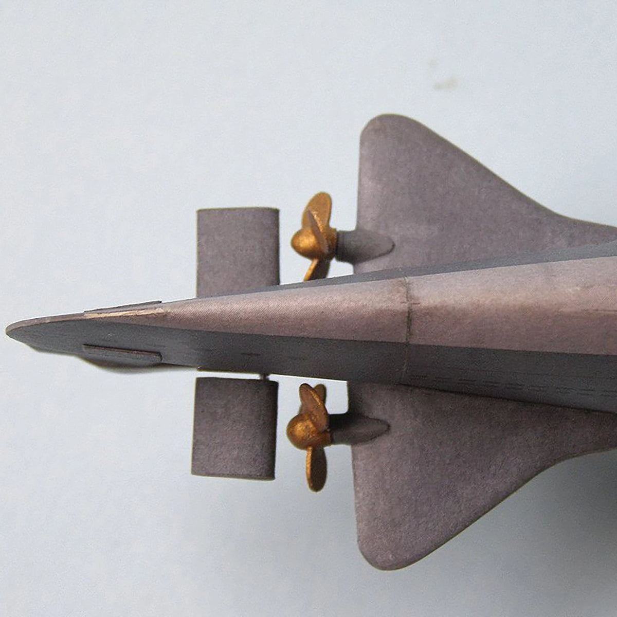 35cm 1:200 U-2536 U-boot Type XXI Submarine Paper Model Set DIY Model Kits