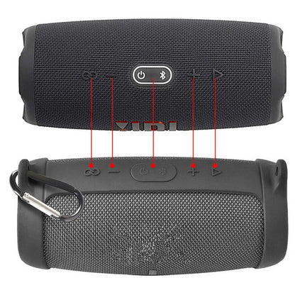 Yellow Soft Silicone Cover Protective Case For JBL Charge 5 Bluetooth Speaker