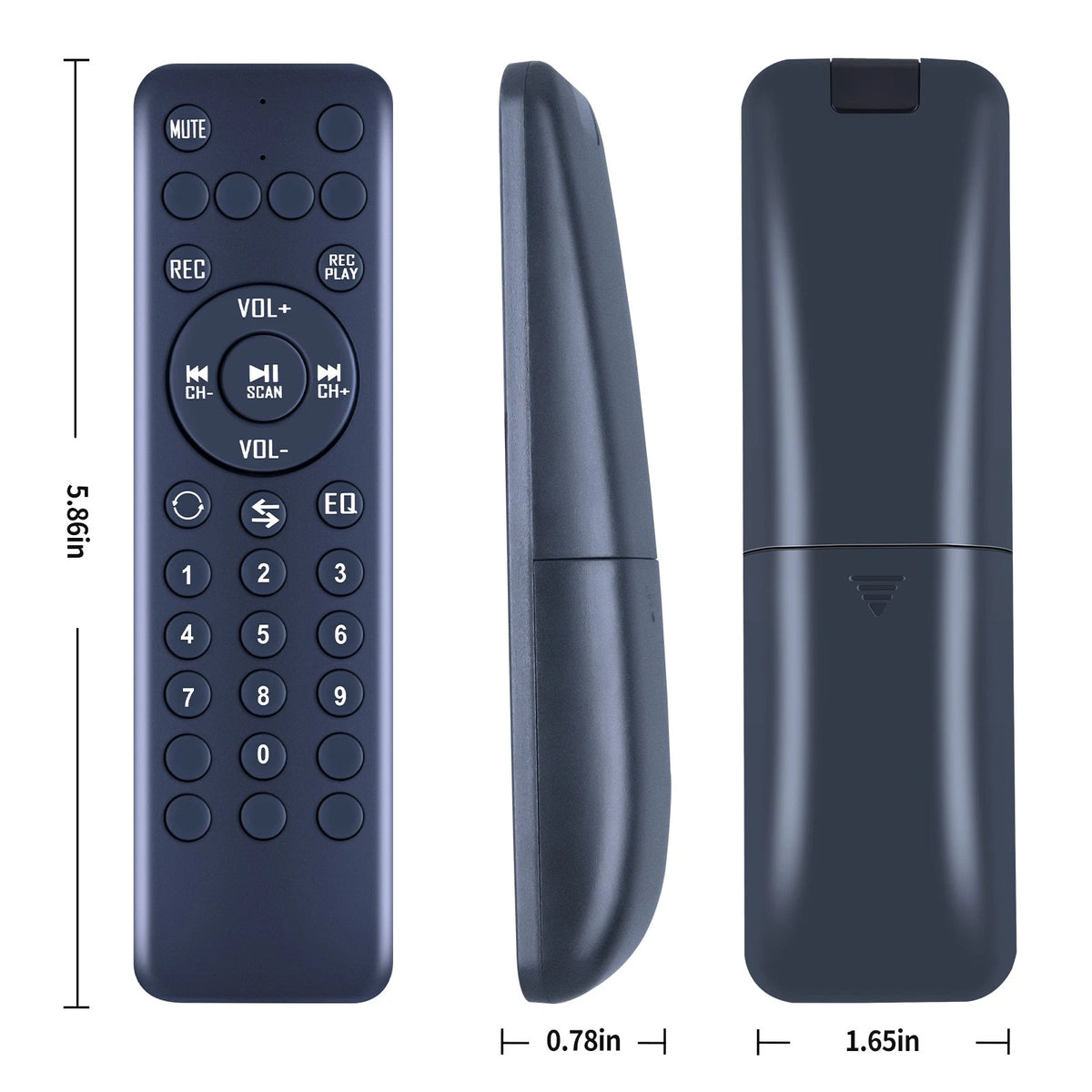 Remote Control For Rockville Go Party X10,ZR10 Portable Bluetooth Speaker