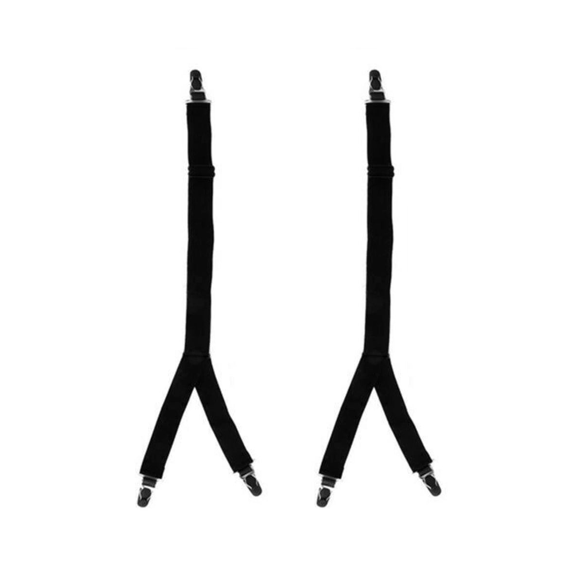 2 Pcs Best Mens Socks Garters Y Style Military Shirt Stays Elastic Adjustable C