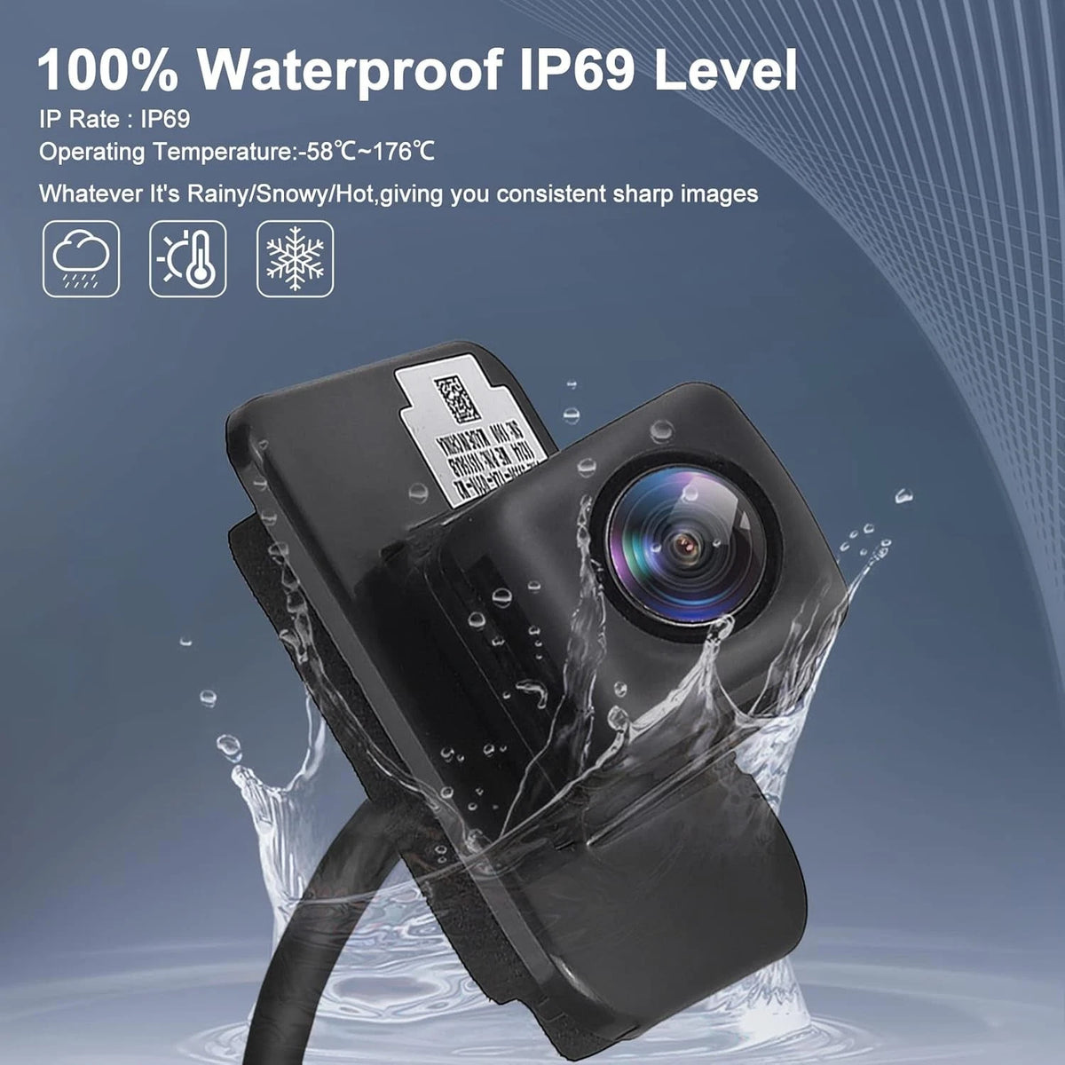 Rear View Backup Camera Parking Assist Compatible with 2014-2017...
