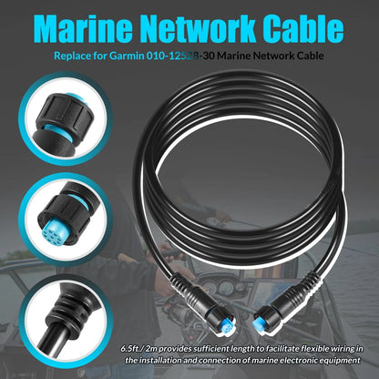 010-12528-30 Marine Network Cable 6.5 ft./2 m, Small Connector, ft. / 2 m
