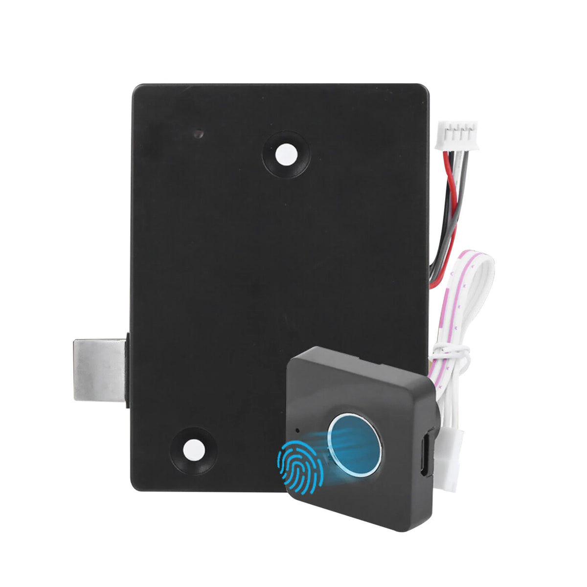 Fingerprint Panel Board Lock Body/Catch USB Rechargeable Cabinet Drawer Door