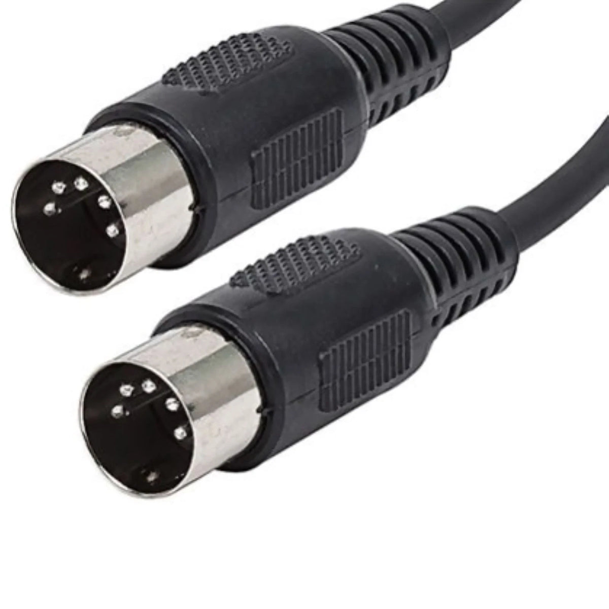 Zero-Delay 4pcs MIDI 5-pin Male to Male Connector Plastic Shell Electronic Piano