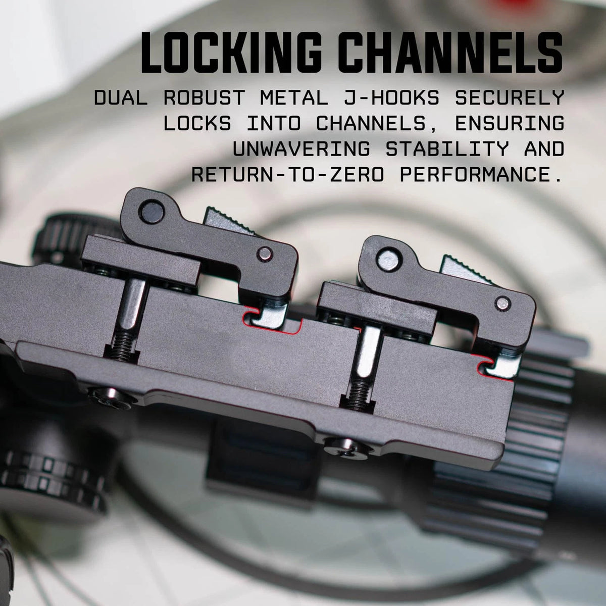 Monstrum Hypergrip Cantilever Scope Mount with Quick Release | 30 mm Black