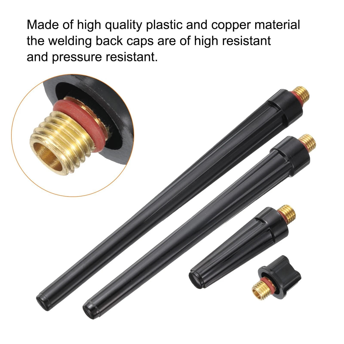 HARFINGTON 10pcs TIG Back Cap 41V24L 41V24 41V35 41V33 Fit Welding Torch...