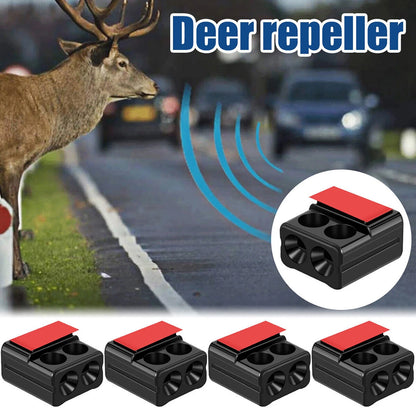 8X Deer Whistles Wildlife Warning Device Animal Sonic Alert Car Safety Accessory