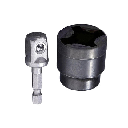 Scissor Jack Drill Adapter, Socket Converter for Power Driver, High Carbon Steel
