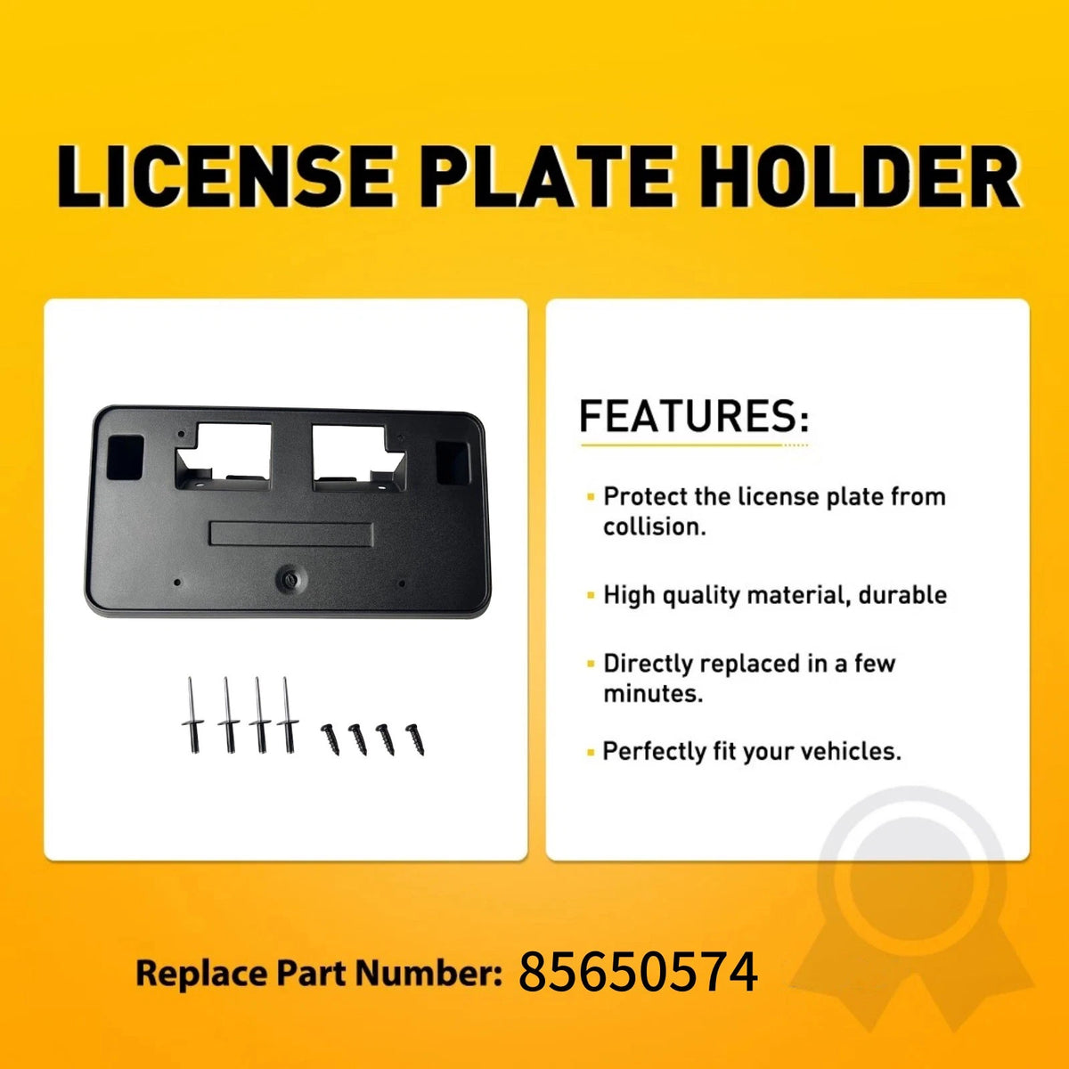 High Quality Front License Plate Holder Bracket Replacement For Sierra 2500HD