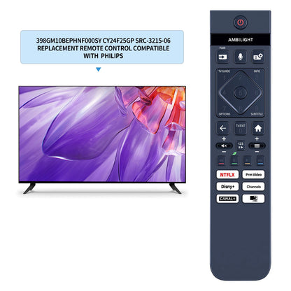 Replacement Remote Control For Philips 398GM10BEPHNF000SY CY24F25GP No Voice
