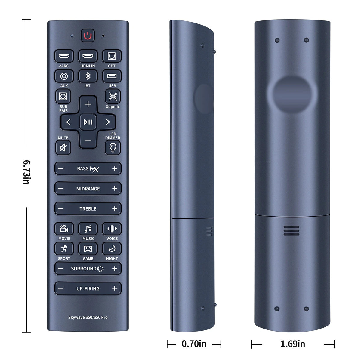 Remote Control For ULTIMEA Skywave S50/S50 Pro Soundbar