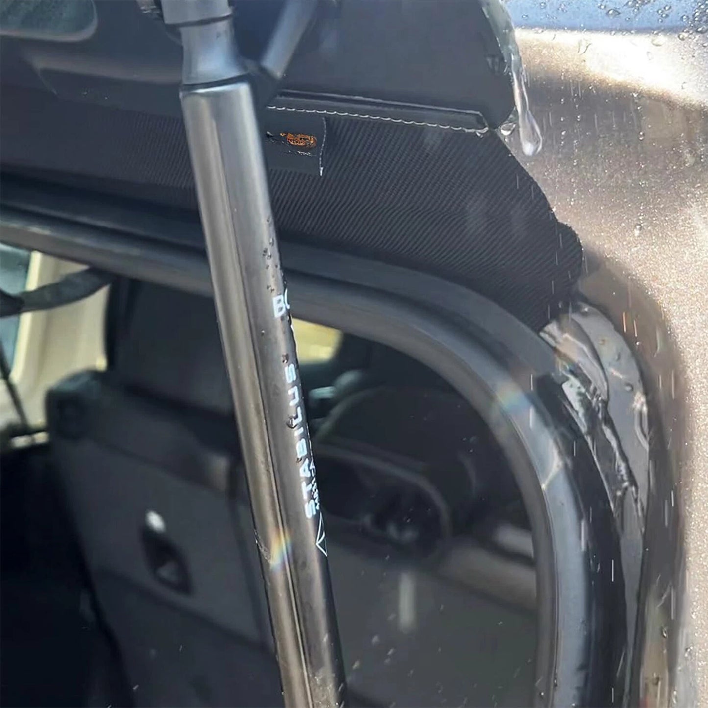 Rear Windscreen Rain Hood For Jeep Wrangler JL 2018-2024 Hard-Top Vehicle Models