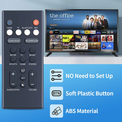YAS-209 YAS-109 Remote Control For Yamaha Soundbar ATS1090 ATS2090 YAS1080