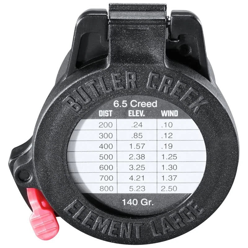 Butler Creek Element Scope Cap Eye Piece for 37-42mm Black One Size,