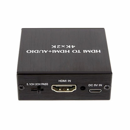 4Kx2K HDMI to 3.5MM Audio Converter SPDIF Optical Stereo Out Splitter Adapter b