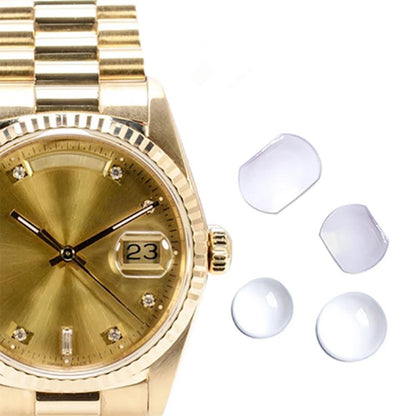 Watch Crystal Glass Sapphire Bubble Magnifier Calendar Lens Small Date Window p