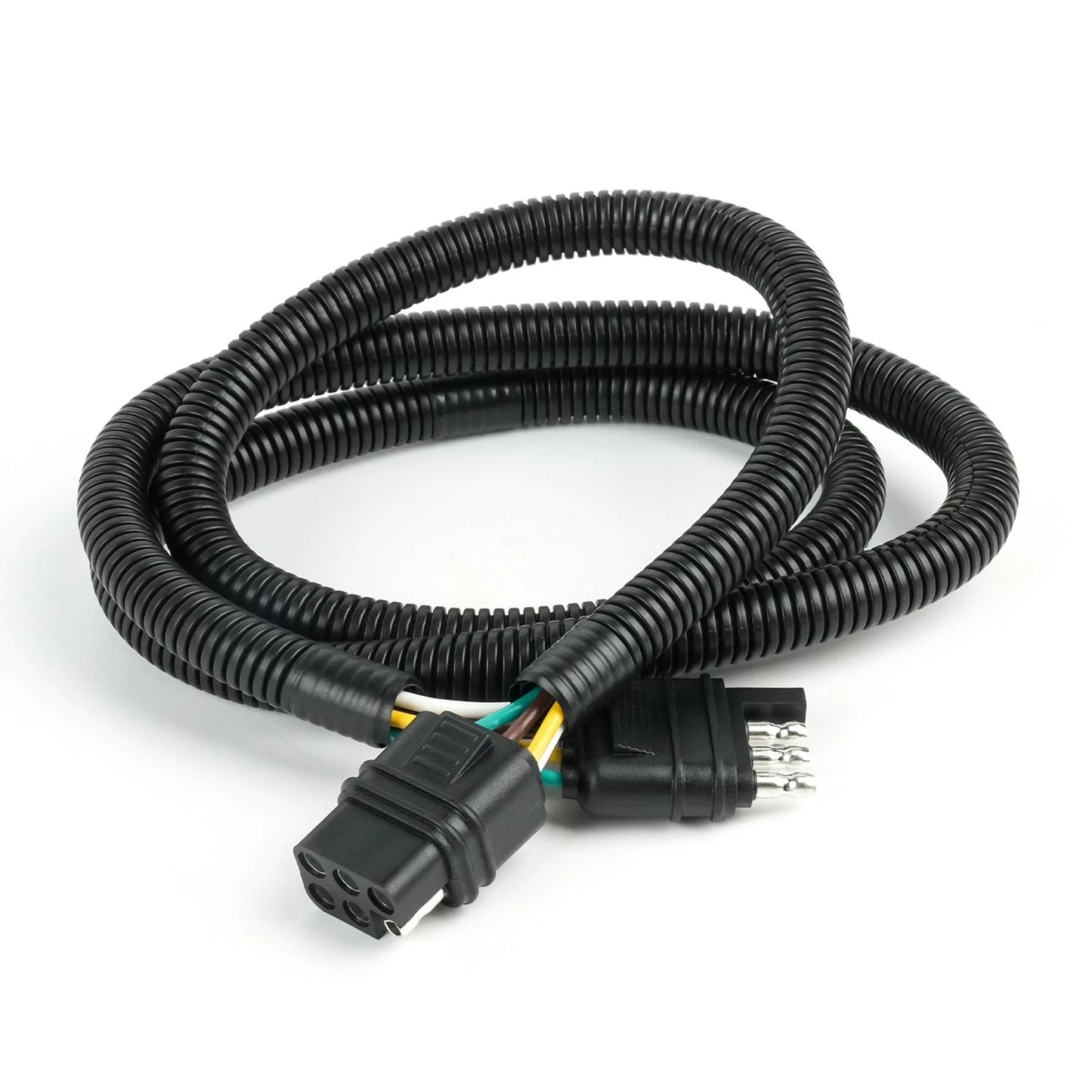 48"4-Way Flat to 6-Way Connector Wiring Harness For Forest River Rockwood Camper