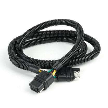 48"4-Way Flat to 6-Way Connector Wiring Harness For Forest River Rockwood Camper