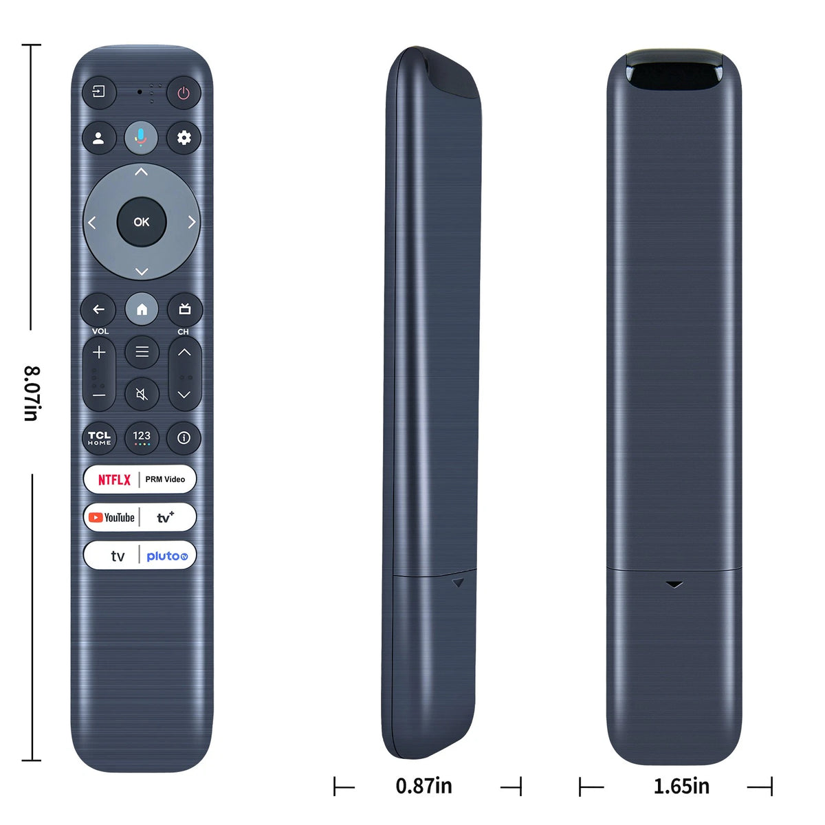 Voice Remote Control For TCL TV 40S350G 55Q650G 85S450G 75QM850G 32S350G