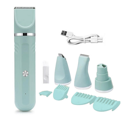 4 in 1 Multi-Functional Electric Pet Cat/Dog Grooming Clippers Hair Trimmer M