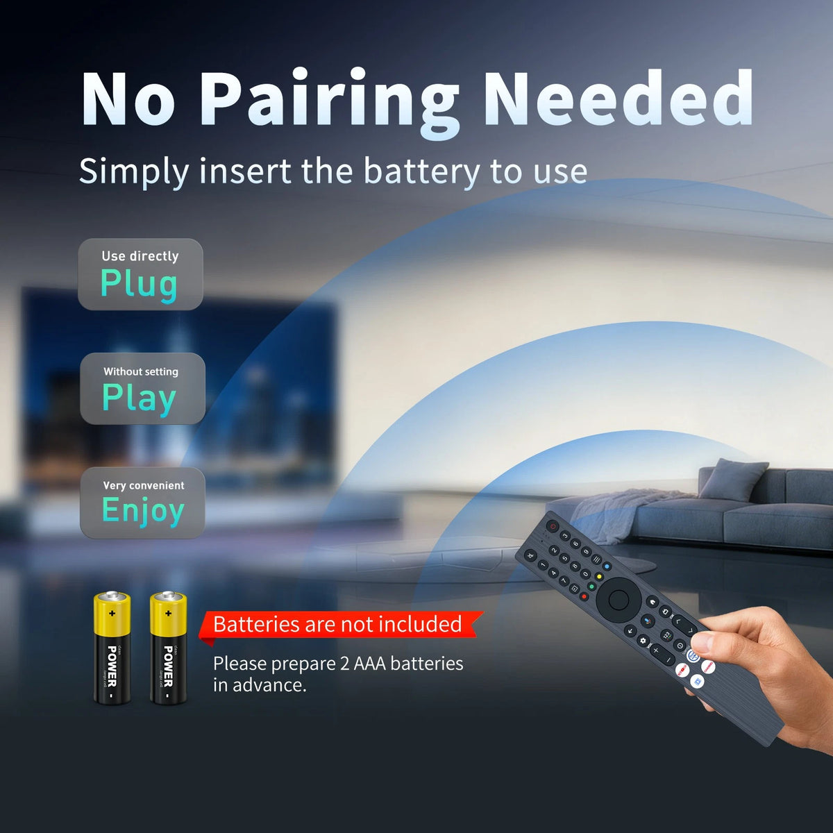 RC833A FMB1 Remote Control For TCL QD Mini-LED C71K 4K (2025) TV without Voice