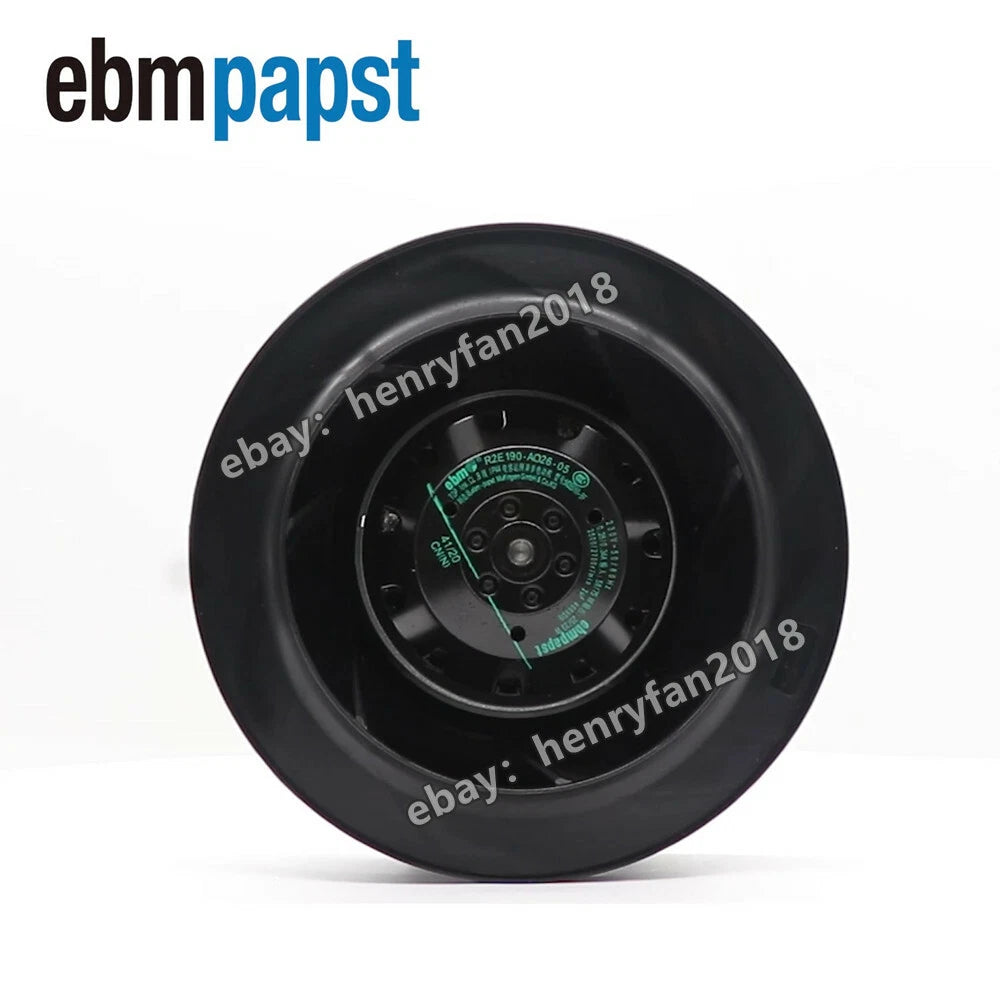 R2E190-AO26-05 Ebmpapst Fan 230VAC 0.26/0.34A 58/75W 190MM Centrifugal Fan