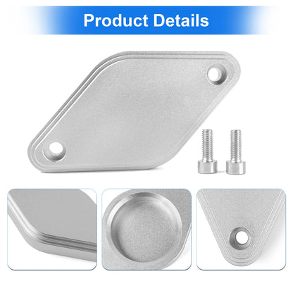 Intake Resonator Cover Plate for Chevy/GMC 11-16 Duramax 6.6L LML Diesel -Sliver