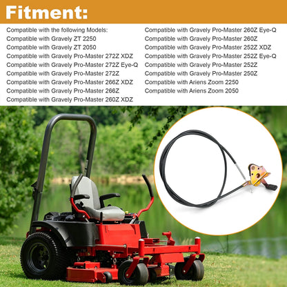 06900026 Throttle Control Cable for Ariens Gravely Zoom 2050 2250 & Pro-Master