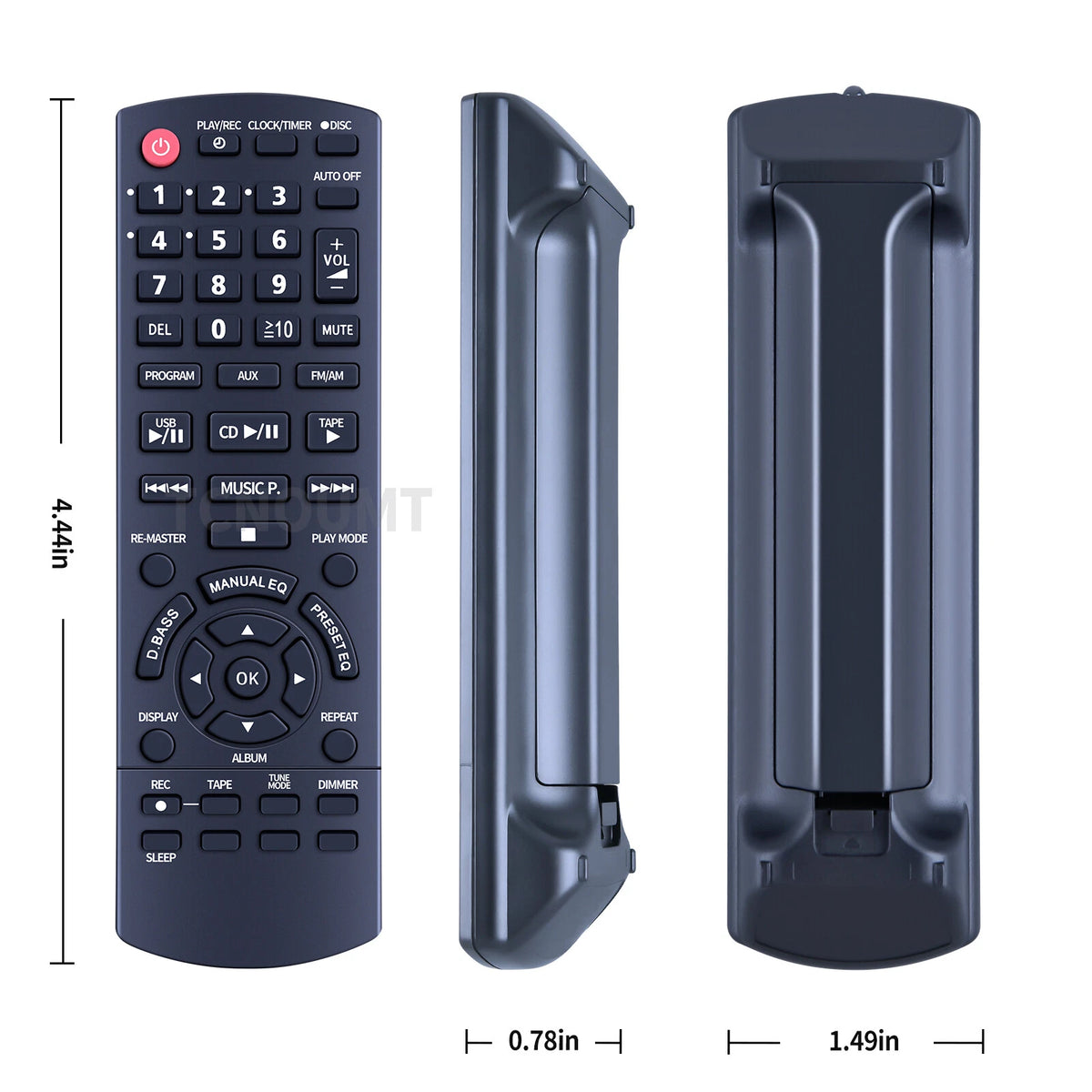 N2QAYB000387 Remote Control For Panasonic CD Stereo Audio System SA-AK280