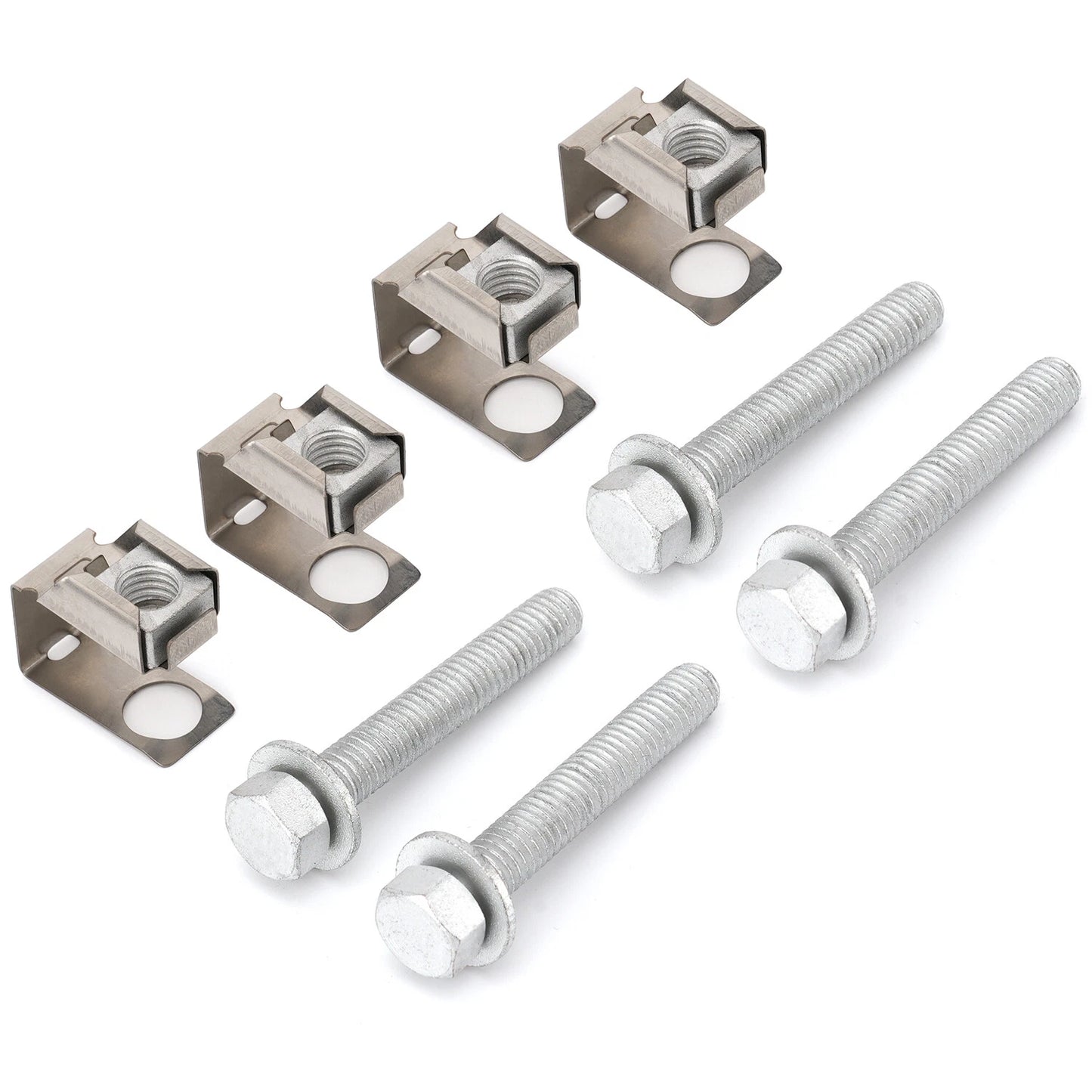 4PCS Exhaust Manifold Flange Bolts U Nuts Kit 03442 For Dodge Ram 1500 2500 3500