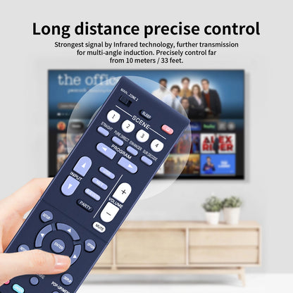 RAV575 VDM8700 Remote Control For Yamaha AV Receiver RX-V6A RX-V6ABL TSR-700